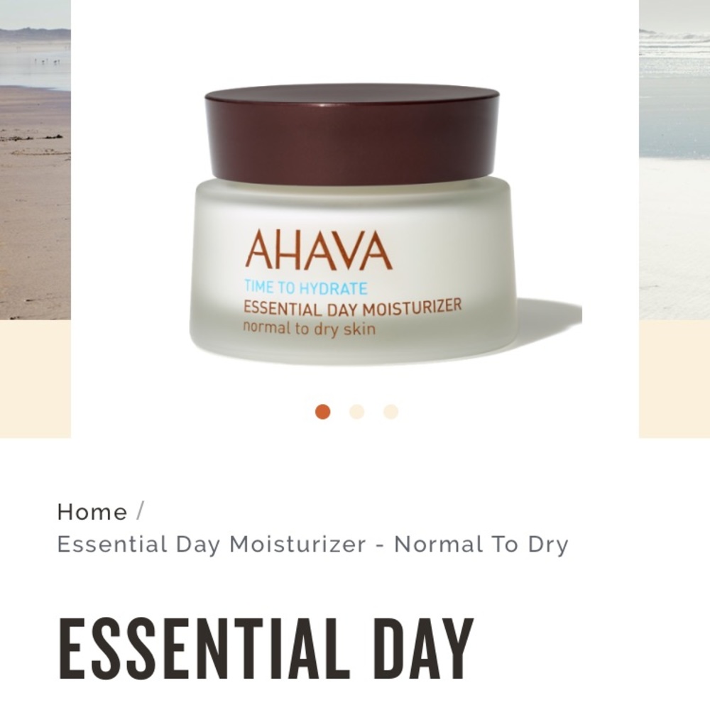 Ahava essential day moisturizer - Combination Skin